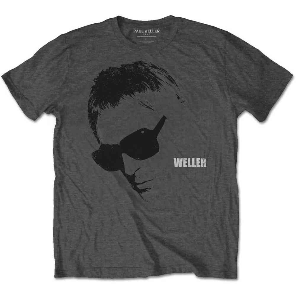 Paul Weller - Glasses Picture Heren Tshirt - Grijs